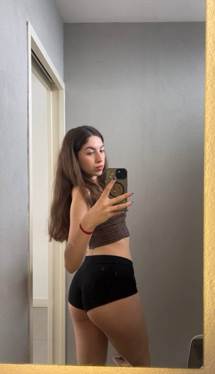 Amber in her underwear in Stockholm