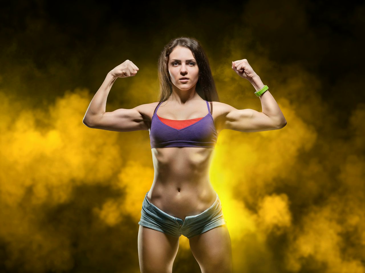 Athletic girls in Stockholm